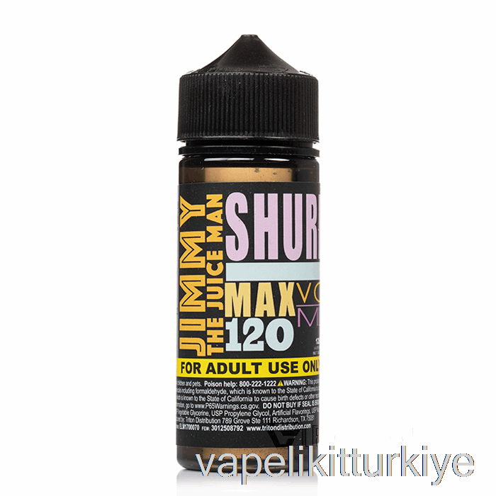 Vape Türkiye Shurb - Jimmy The Meyve Suyucu - 120ml 6mg